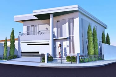 Floor plan for corner plot