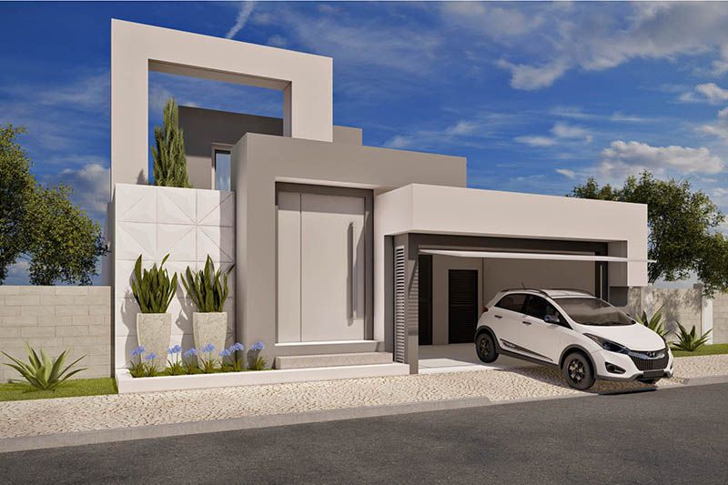 Modern and imposing house plan