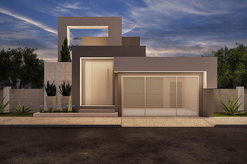 Modern and imposing house plan