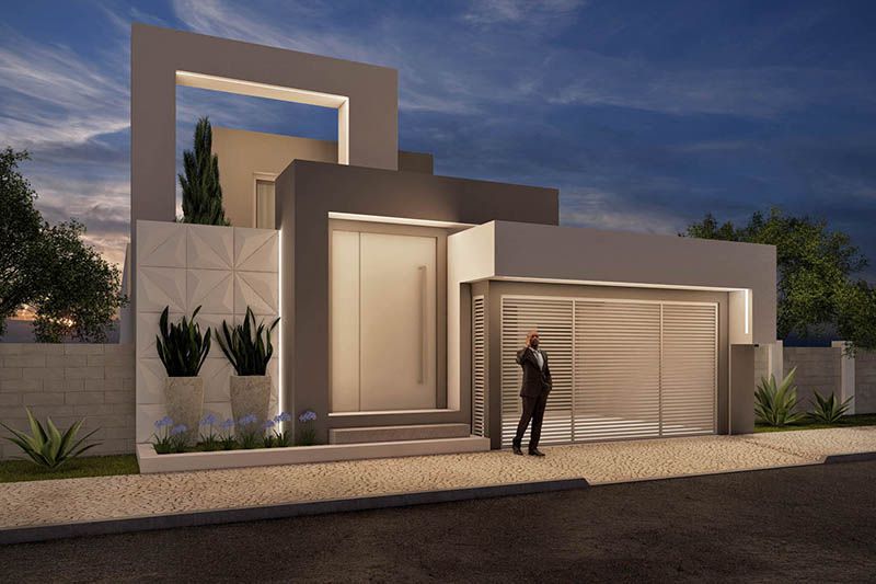Modern and imposing house plan