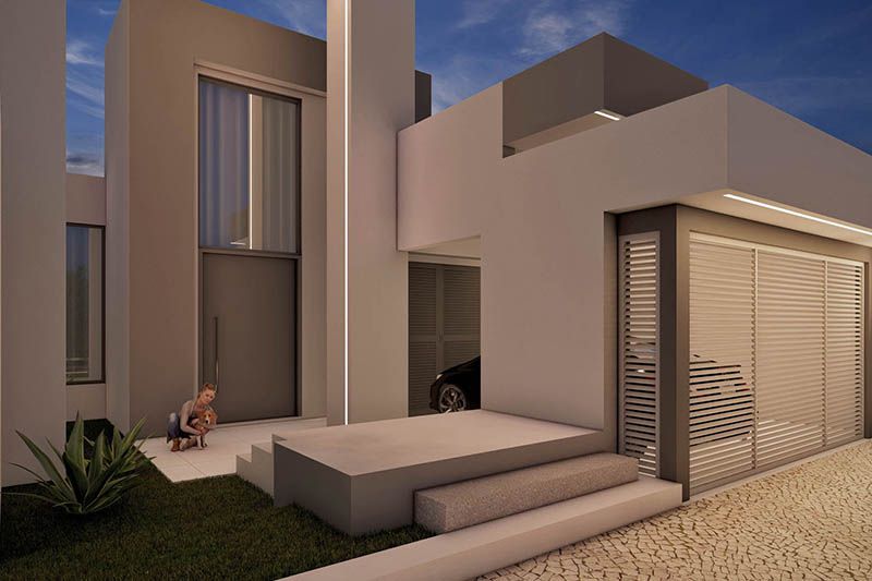 Modern and imposing house plan