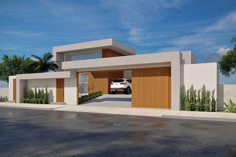 Imposing design with gate