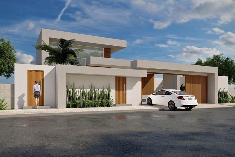 Imposing design with gate