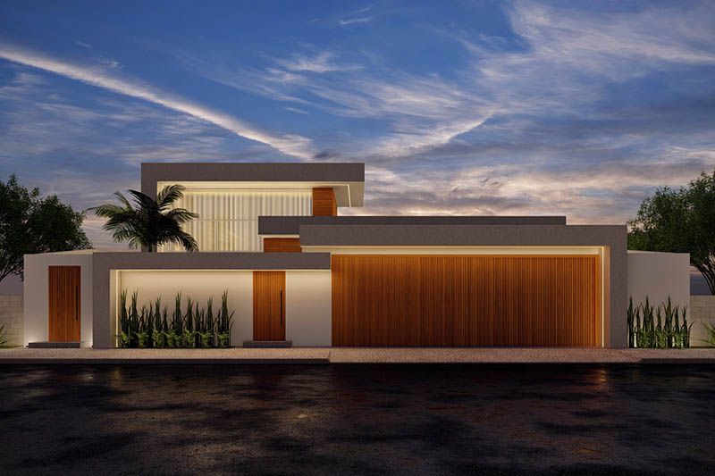 Imposing design with gate