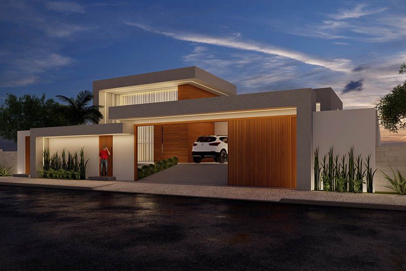 Imposing design with gate