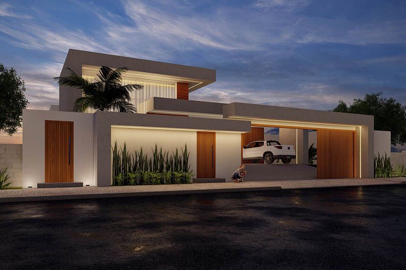 Imposing design with gate
