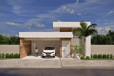 Sloping ground floor house plan