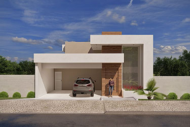 Loft on sloping land