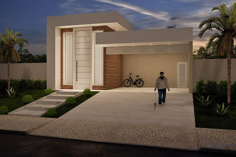 Sloping ground floor plan