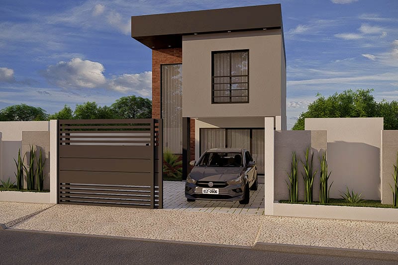 Floor plan with 2 bedrooms