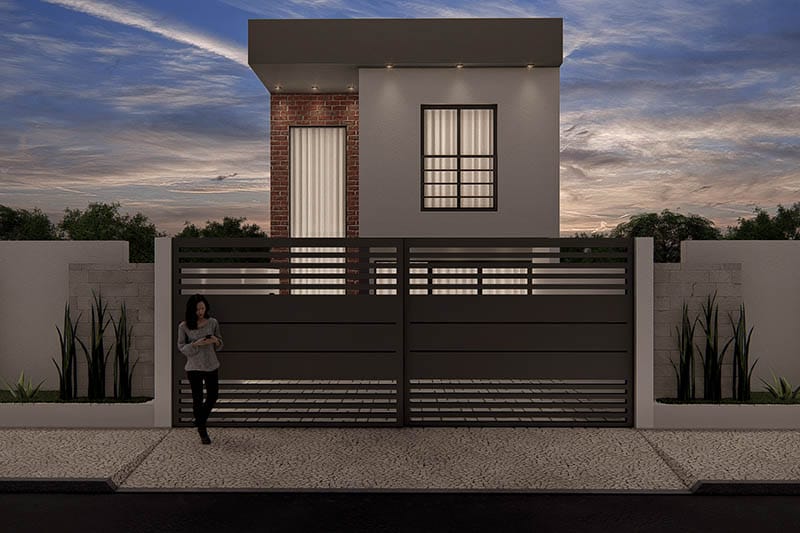 Floor plan with 2 bedrooms