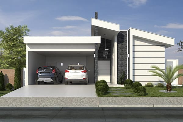 Ground floor house plan with gourmet area
