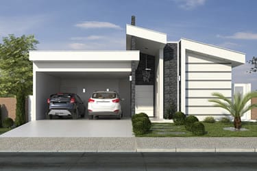 Ground floor house plan with gourmet area