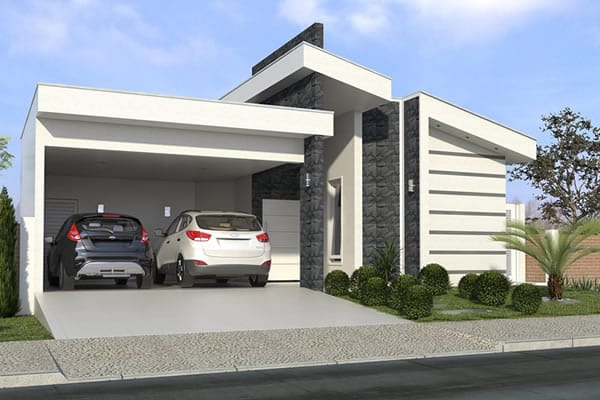 Ground floor house plan with gourmet area