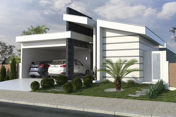 Ground floor house plan with gourmet area
