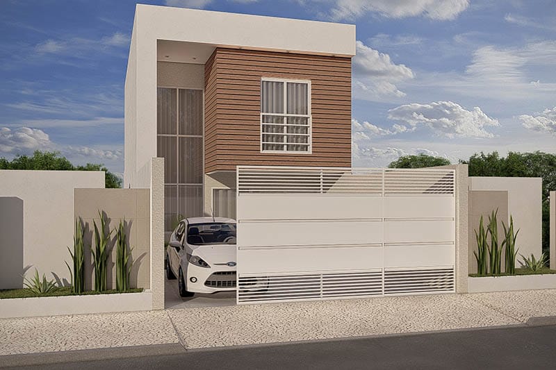 Small and modern townhouse