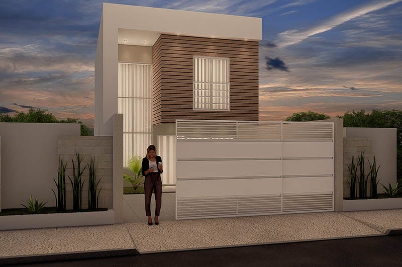 Small and modern townhouse