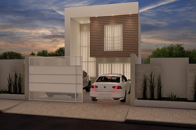 Small and modern townhouse