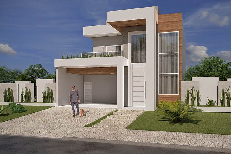 Townhouse with office on the ground floor