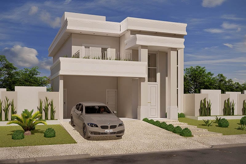 Neoclassical floor plan