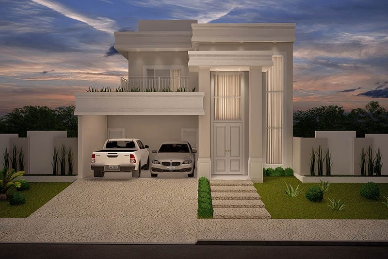 Neoclassical floor plan