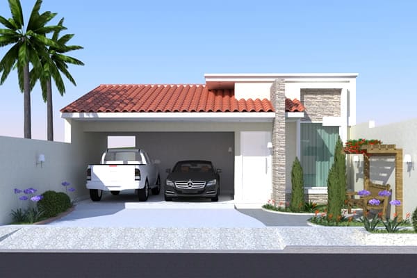 Ground floor with integrated environments