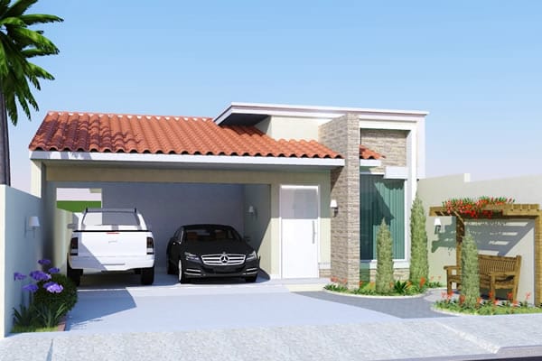 Ground floor with integrated environments