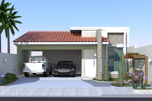 Ground floor with integrated environments