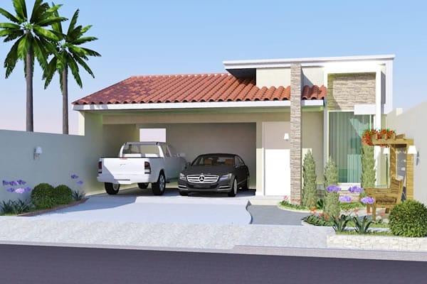 Ground floor with integrated environments