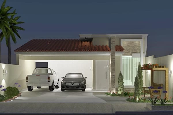 Ground floor with integrated environments