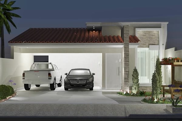 Ground floor with integrated environments