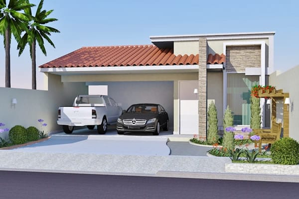 Ground floor with integrated environments