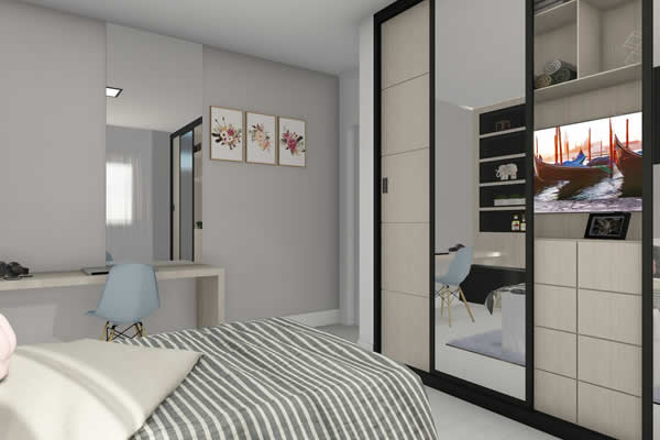 Two bedroom mezzanine and double
