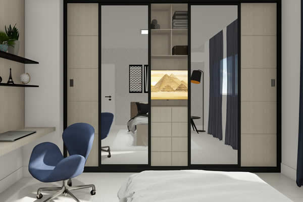 Two bedroom mezzanine and double