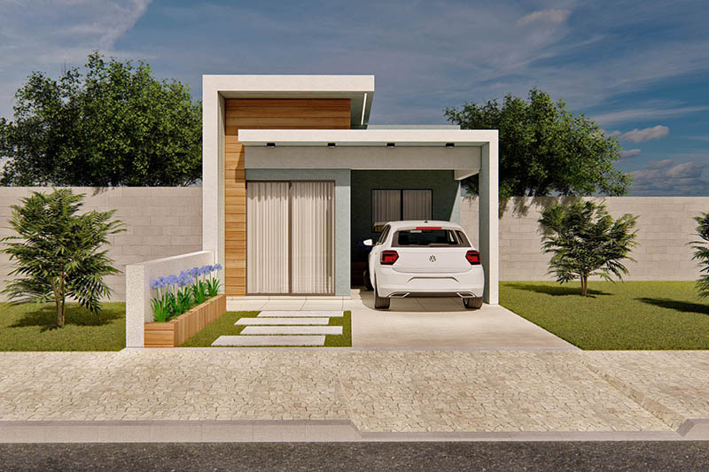 50m² single storey house