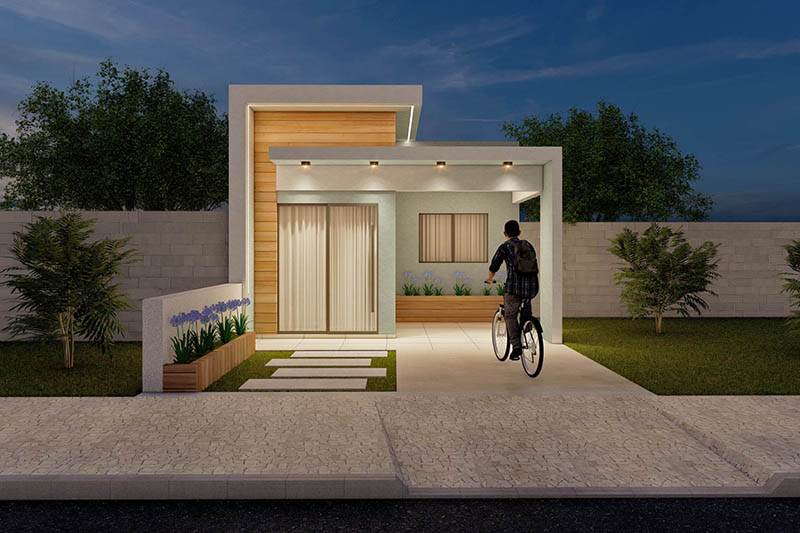50m² single storey house
