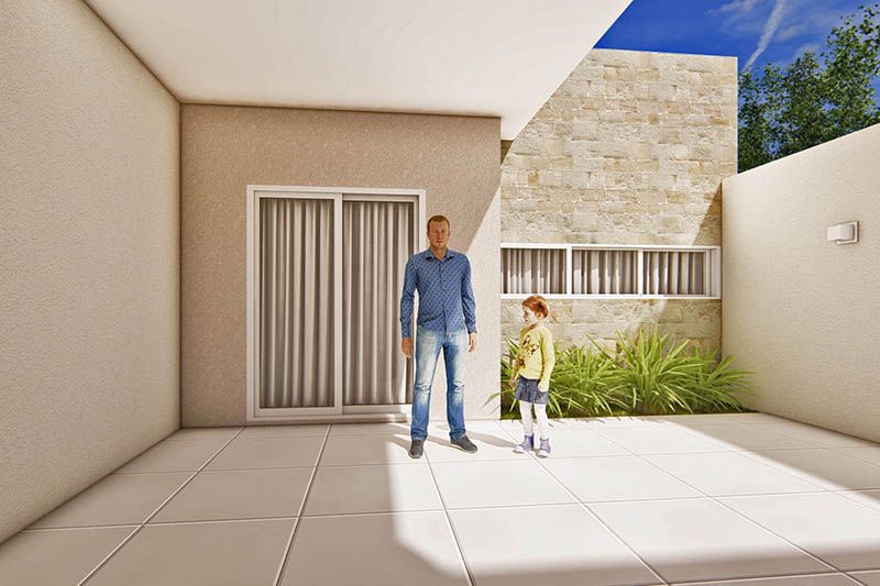 100m² project with suite