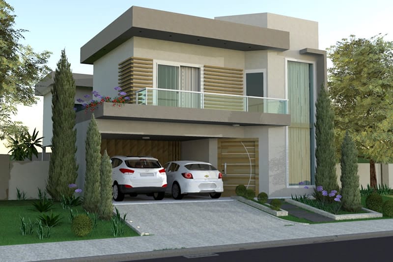 Sobrado project with gourmet area