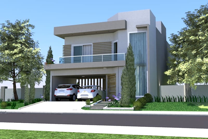 Sobrado project with gourmet area