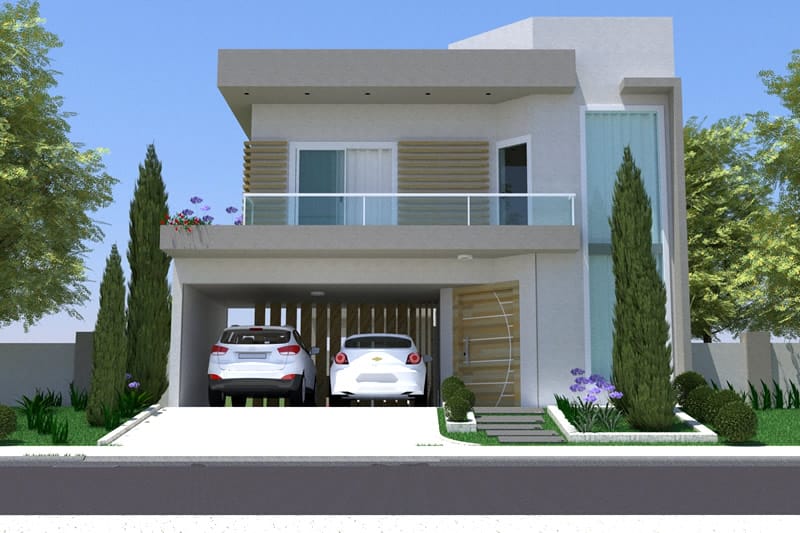 Sobrado project with gourmet area