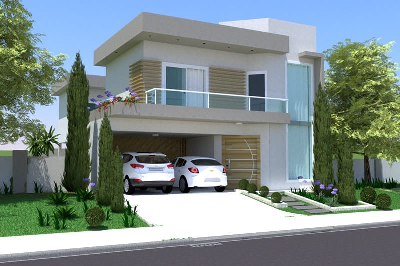 Sobrado project with gourmet area