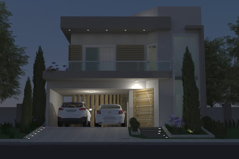 Sobrado project with gourmet area