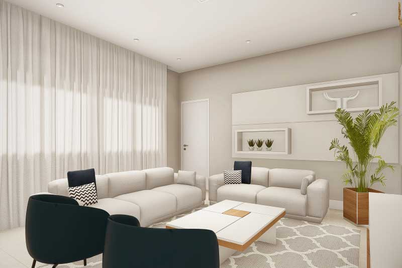 Sobrado project with gourmet area