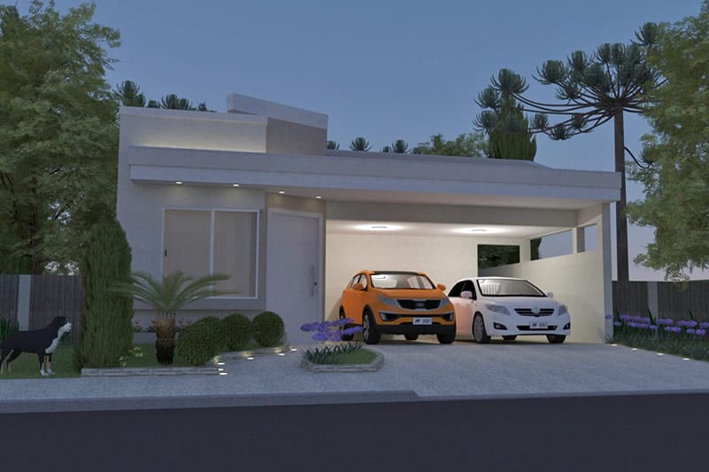 Contemporary Floor Plan Floor Plan