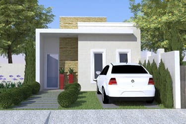Simple and modern house plan