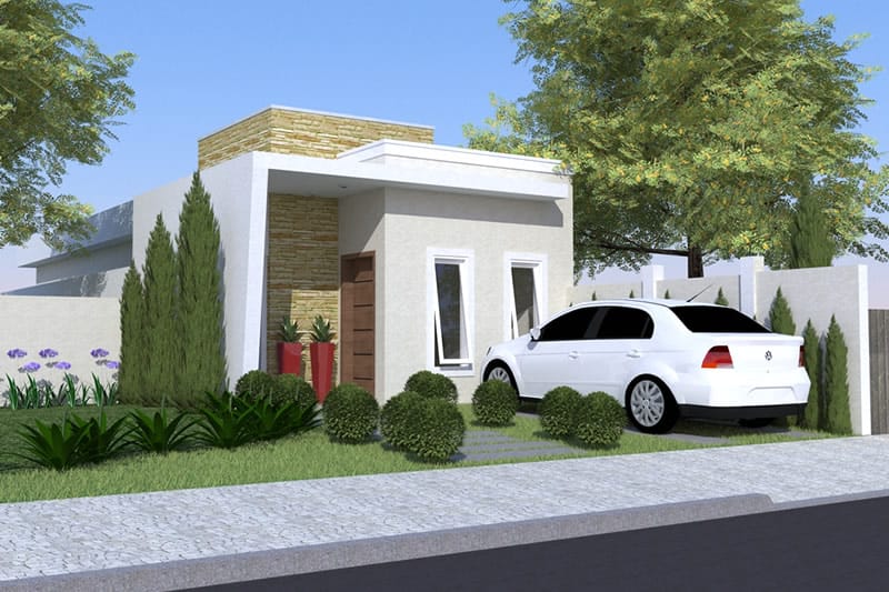 Simple and modern house plan
