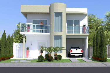Contemporary floor plan