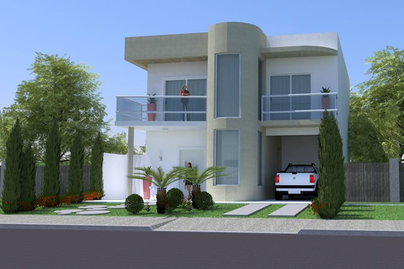 Contemporary floor plan