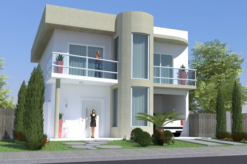Contemporary floor plan
