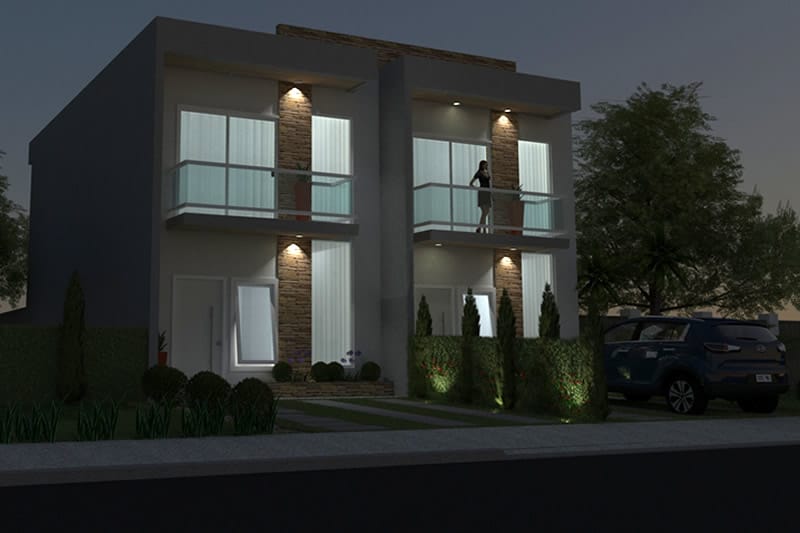 Single semi-detached townhouse